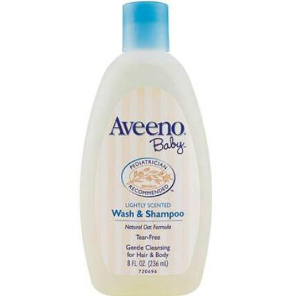 【澳洲PO药房】Aveeno 艾维诺燕麦婴儿专用身体洗发水两用 236ml