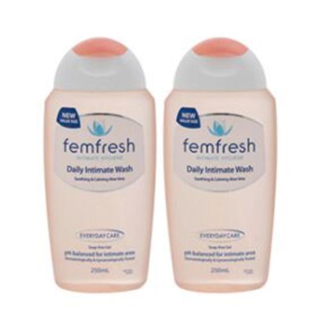 【Amcal澳洲药房】【组合装】Femfresh 女性私处洗护液 250ml（去除异味孕妇适用）2