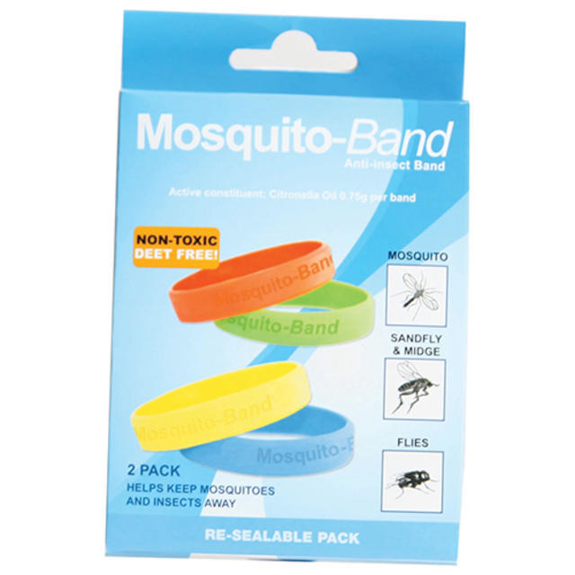 【Amcal澳洲药房】【清仓价】Mosquito-Band 硅胶驱蚊手环 2只装
