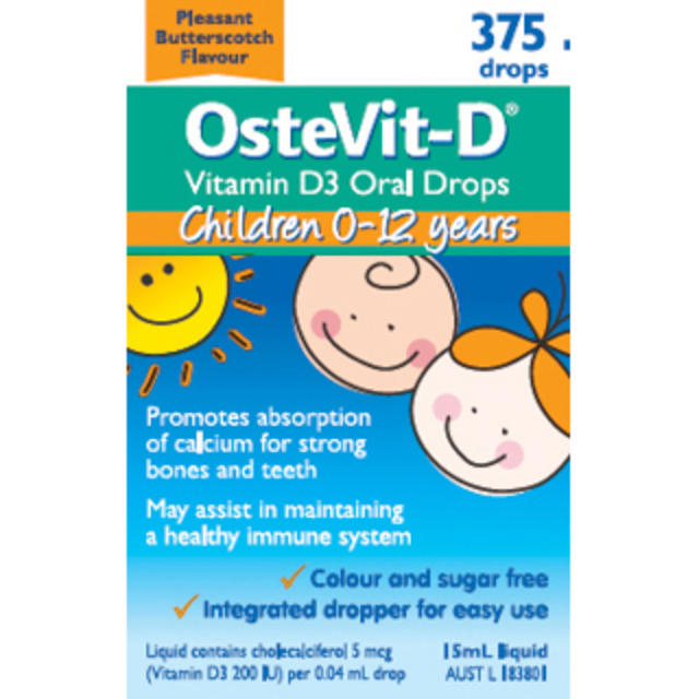 【Amcal澳洲药房】Ostevit-D 婴幼儿维生素VD滴剂 15ml