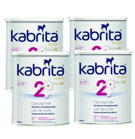 【荷兰DOD】Kabrita 佳贝艾特 金装羊奶粉 2段（适合6-12个月）800g 4罐组合装