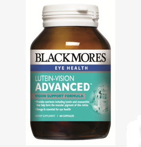 【新西兰PD】Blackmores 澳佳宝 叶黄素护眼胶囊（加强型）60粒 视网膜健康 眼睛更明亮