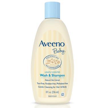 【满$29-$3】Aveeno baby 艾维诺 婴儿燕麦无刺激洗发沐浴露二合一 8盎司