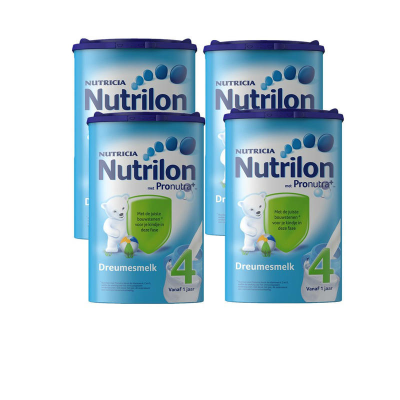 【荷兰DOD】Nutrilon 牛栏 婴幼儿标准配方奶粉4段（适合1岁以上儿童）4罐装 4x800g
