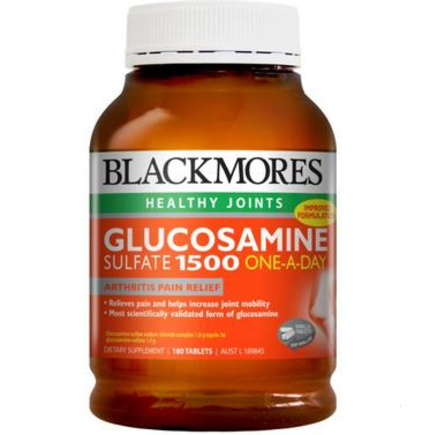 【澳洲PO药房】Blackmores 澳佳宝 维骨力关节灵 硫酸氨基葡萄糖 1500mg 180片