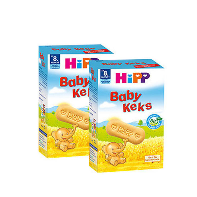【德国BA】Hipp 喜宝 有机婴儿磨牙饼干/磨牙棒 8月+ 150g 两盒装