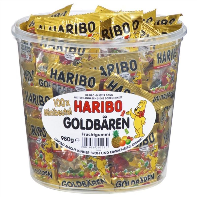 【德国BA】Haribo 哈瑞宝 迷你小熊软糖1桶/独立小包装/德国经典糖果