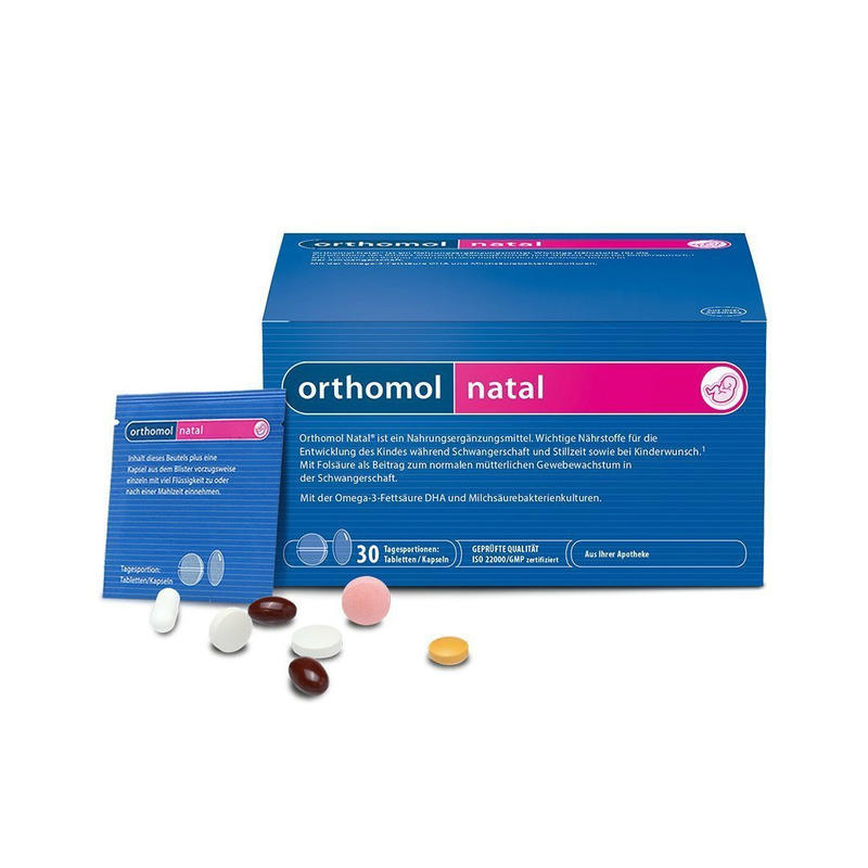 Orthomol 奥适宝 孕期及产后营养片+胶囊 组合装