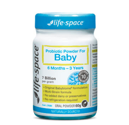 【澳洲PO药房】Life Space 婴儿益生菌粉 60g（6月-3岁） (调节肠胃/增强免疫力)