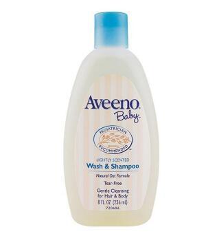 Aveeno艾维诺燕麦婴儿专用身体洗发水两用236ml 特价AU$7.95约40元