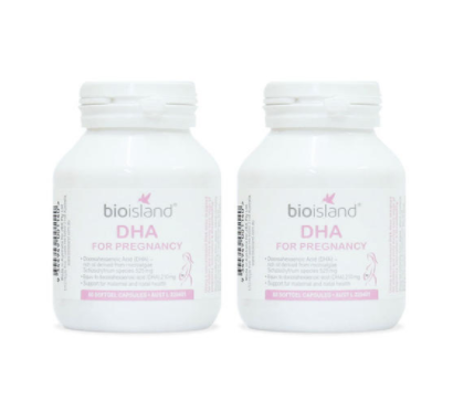 【2件包邮装】Bio Island 生物岛 孕妇专用DHA胶囊 260粒/瓶（帮助胎儿发育）