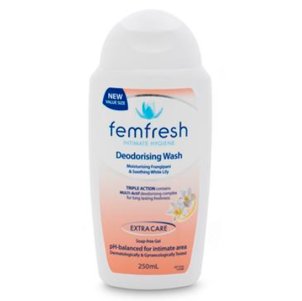 【澳洲PO药房】Femfresh 女性私处洗护液 三倍功效 250ml (温和清新/去除异味/孕妇适用）