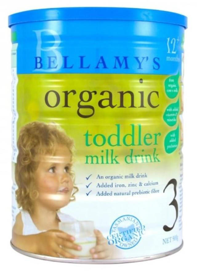 【澳洲CD药房】Bellamy's 贝拉米 有机婴幼儿配方奶粉 （3段） 1岁+ 900g