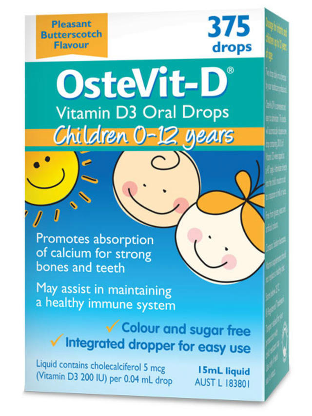 【澳洲CD药房】Ostevit-D 婴幼儿维生素VD滴剂 15ml
