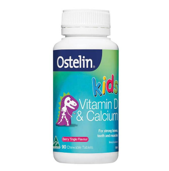 【澳洲CD药房】Ostelin 儿童维生素D+钙咀嚼片恐龙钙 90片