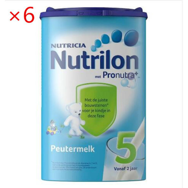 【荷兰DOD】Nutrilon 牛栏/诺优能 婴幼儿5段成长配方奶粉 800g 6罐组合装