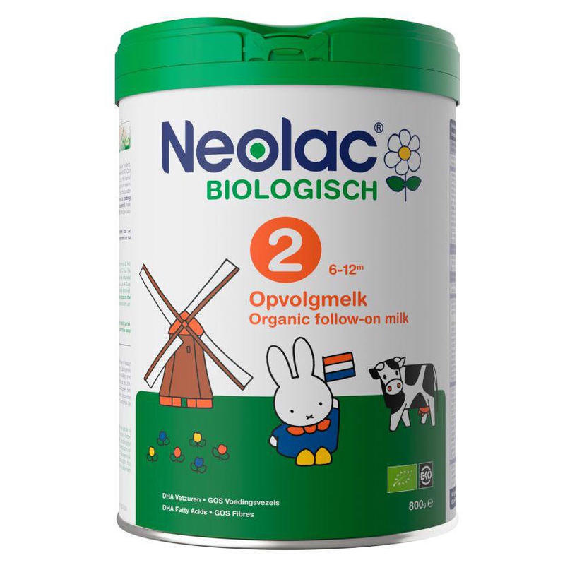 【荷兰DOD】荷兰 NEOLAC悠蓝 有机奶粉2段婴儿配方奶粉 800g 适合6-12个月的宝宝