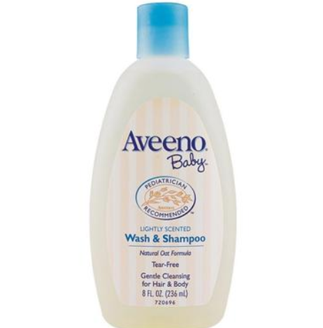 【澳洲PO药房】Aveeno 艾维诺燕麦婴儿专用身体洗发水两用 236ml