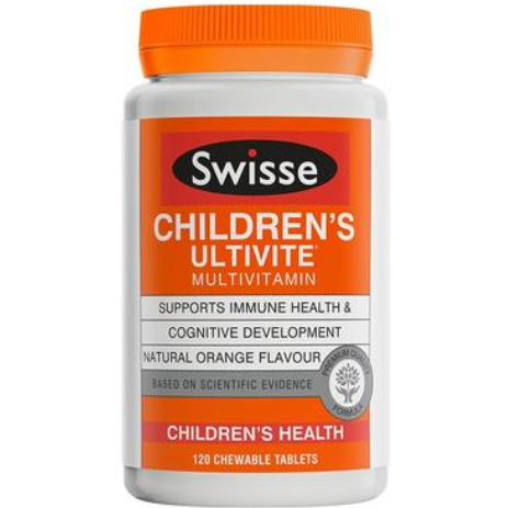 【澳洲PO药房】Swisse 儿童专用复合维生素咀嚼片 120片