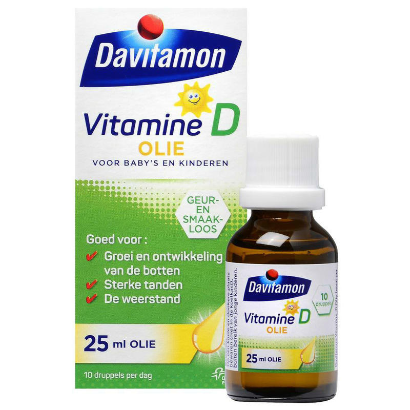 【荷兰DOD】Davitamon Vitamin D Oil儿童维生素D油滴剂（0-4岁）25ml