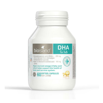 【澳洲CD药房】Bio Island 生物岛 高度DHA胶囊 60粒 （28天婴儿适用）