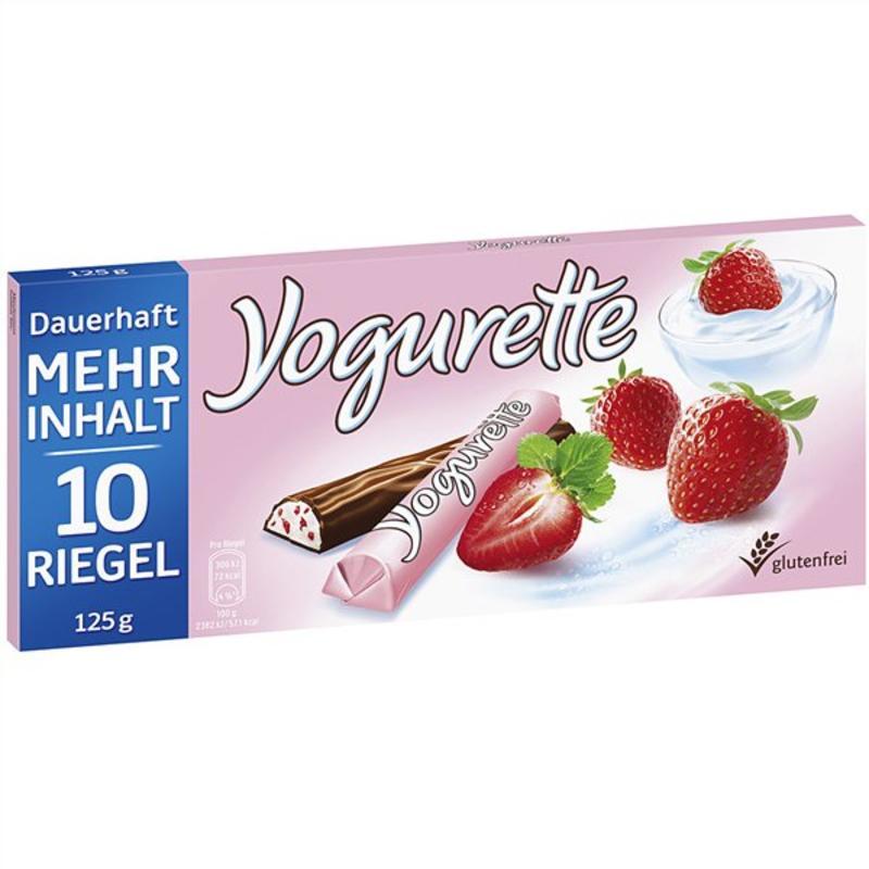 【德国BA】Ferrero 费列罗 酸奶草莓巧克力棒 10条 125g