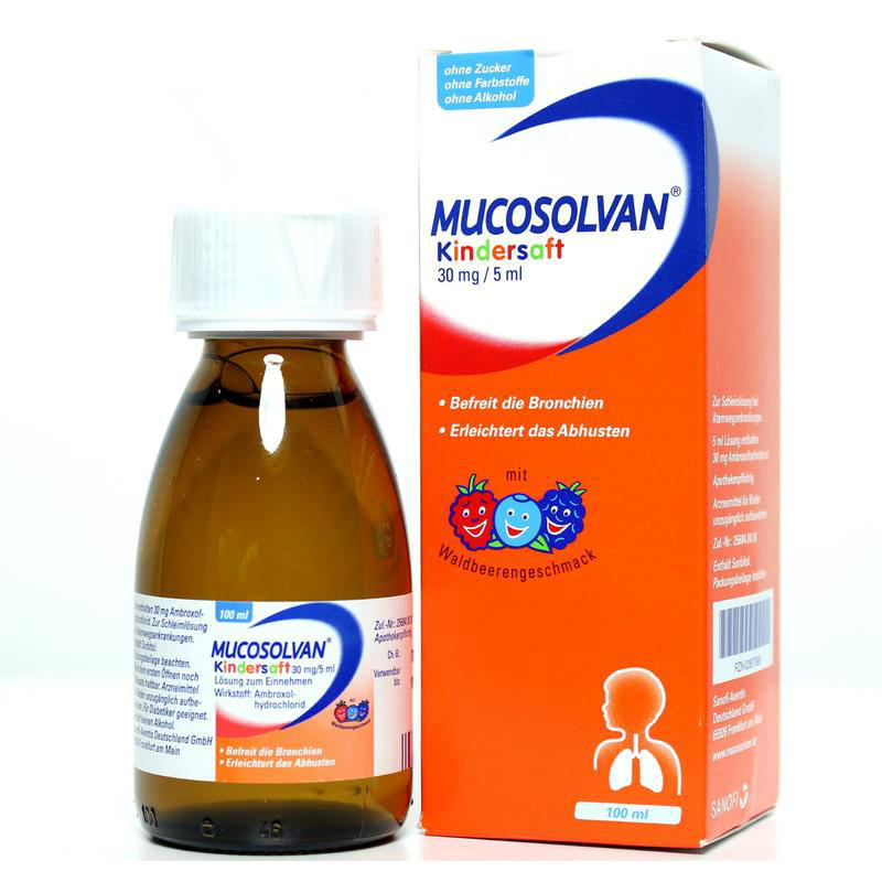 【德国BA】Mucosolvan 沐舒坦儿童糖浆 100ml（30 mg/5 ml）