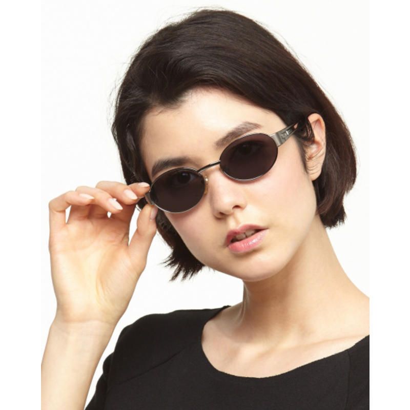 GLADD日本闪购限时品牌折扣Logo金属椭圆形女士眼镜