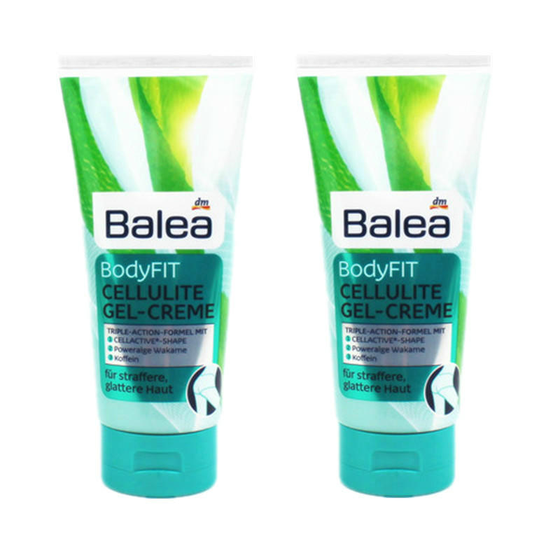 【德国BA】Balea 芭乐雅植物纤体紧致按摩霜/美体霜/瘦腿霜 去橘皮 200ml 2支装