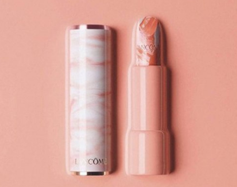 Lancome兰蔻推出粉色大理石纹唇膏系列 元旦发售