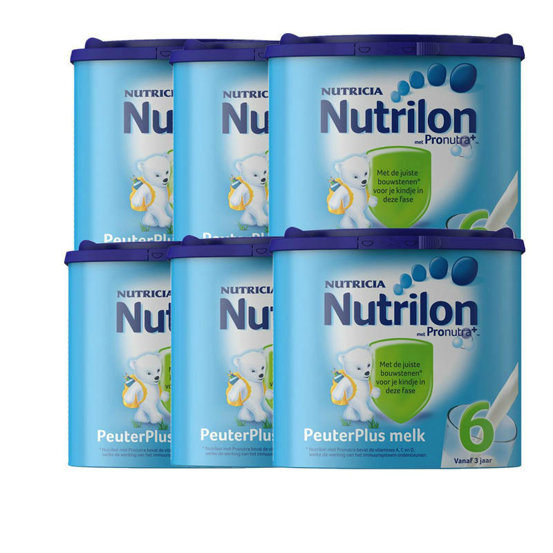 【荷兰DOD】【3欧无门槛立减】Nutrilon 牛栏/诺优能 儿童营养配方奶粉6段（3-6岁） 6盒装 6400g