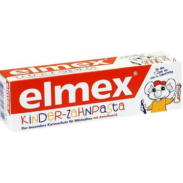 【DC德国药房】Elmex 易学 婴幼儿可吞咽牙膏 50ml 出牙起至6岁适用