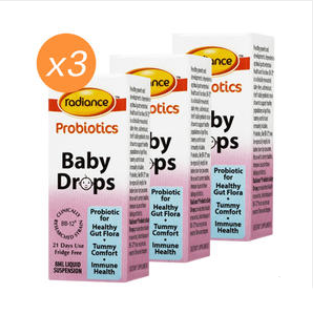 【PD新西兰药房】【3件包邮装】Radiance 婴儿益生菌滴剂 8ml 提高宝宝免疫力