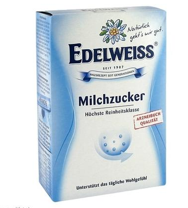 【德国BA】Edelweiss 雪绒花天然乳糖 平衡称道菌群 500g