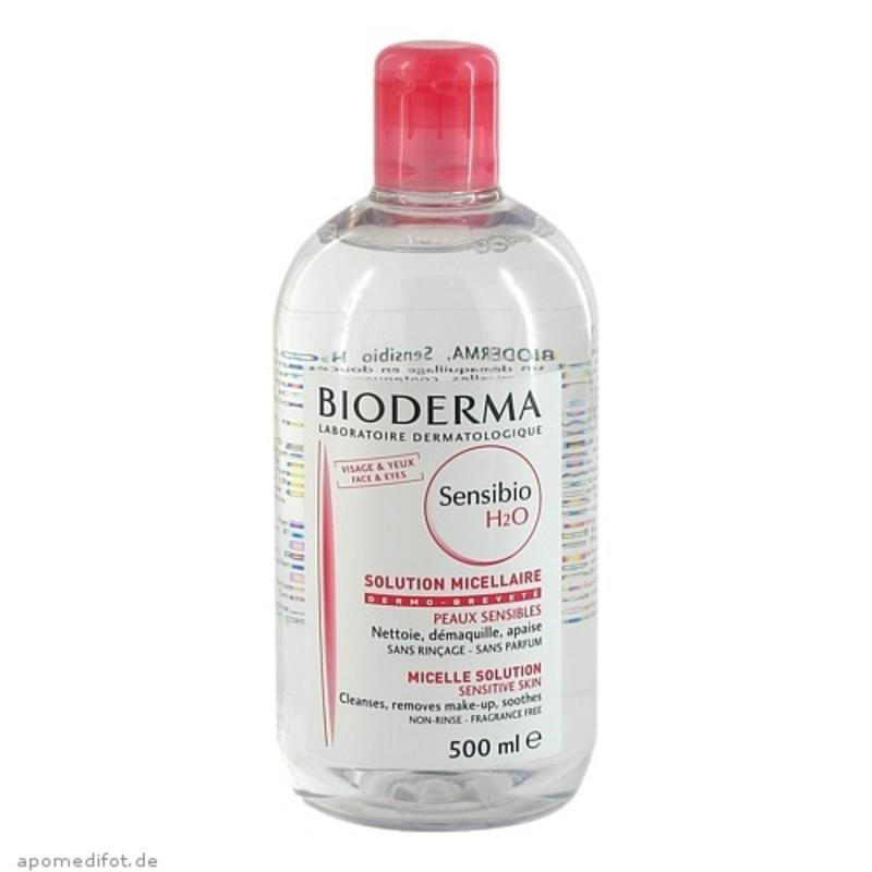 【德国BA】Bioderma 贝德玛 舒妍多效洁肤液 卸妆水粉水温和保湿500ml特价：€14.95约117元