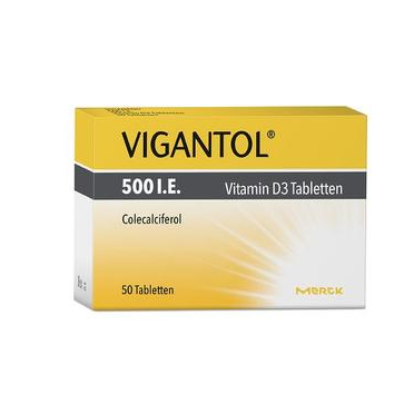【DC德国药房】Vigantol 500 I.E 维生素D3 无氟无乳糖 50片 为初生宝宝准备的专业维生素