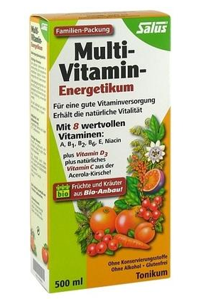 【德国BA】Salus 莎露斯 儿童/成人综合营养果蔬口服液 增强活力 500 ml