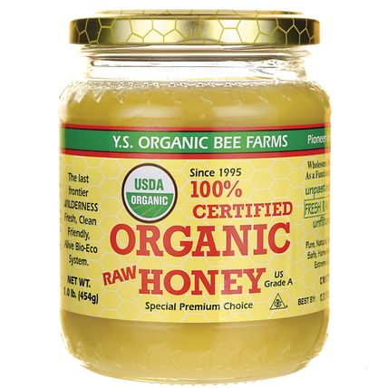 【美国Swanson】Y.S. Eco Bee Farms 100％有机蜂蜜 454g（延缓衰老 保持青春）