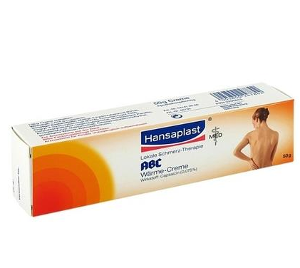 【德国BA】HANSAPLAST med ABC 热敷霜 缓解腰椎颈椎肌肉痛 50g
