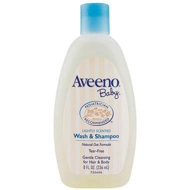 【澳洲PO药房】Aveeno 艾维诺燕麦婴儿专用身体洗发水两用 236ml