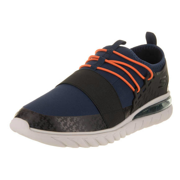 Skechers 男士Skech - Air Conflux Navy/Orange Casual Shoe 14 Men US运动鞋