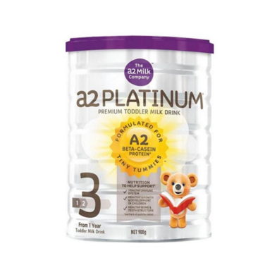 A2 白金系列 婴幼儿配方奶粉（3段）1-3岁 900g（可购两罐）