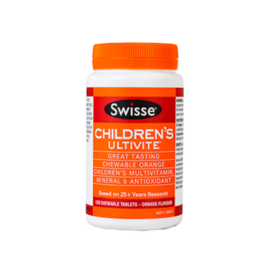 Swisse 儿童复合维生素+矿物质咀嚼片120片