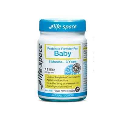 【今日秒杀】Life Space 婴儿益生菌粉 调节肠胃/增强免疫力 60g （6-36个月婴儿适用）