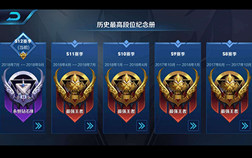 王者荣耀S18段位继承表
